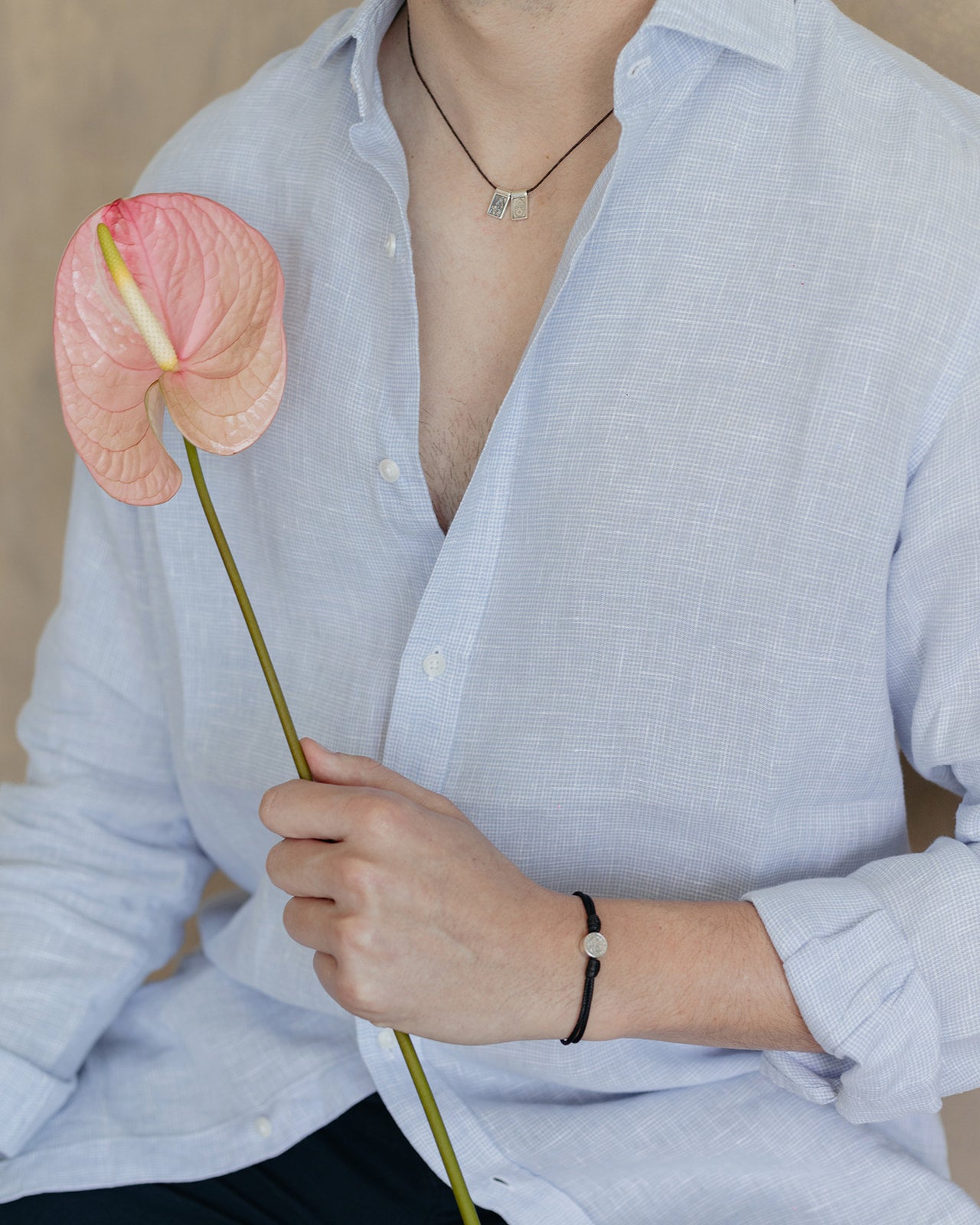 Pulsera medalla de San Benito