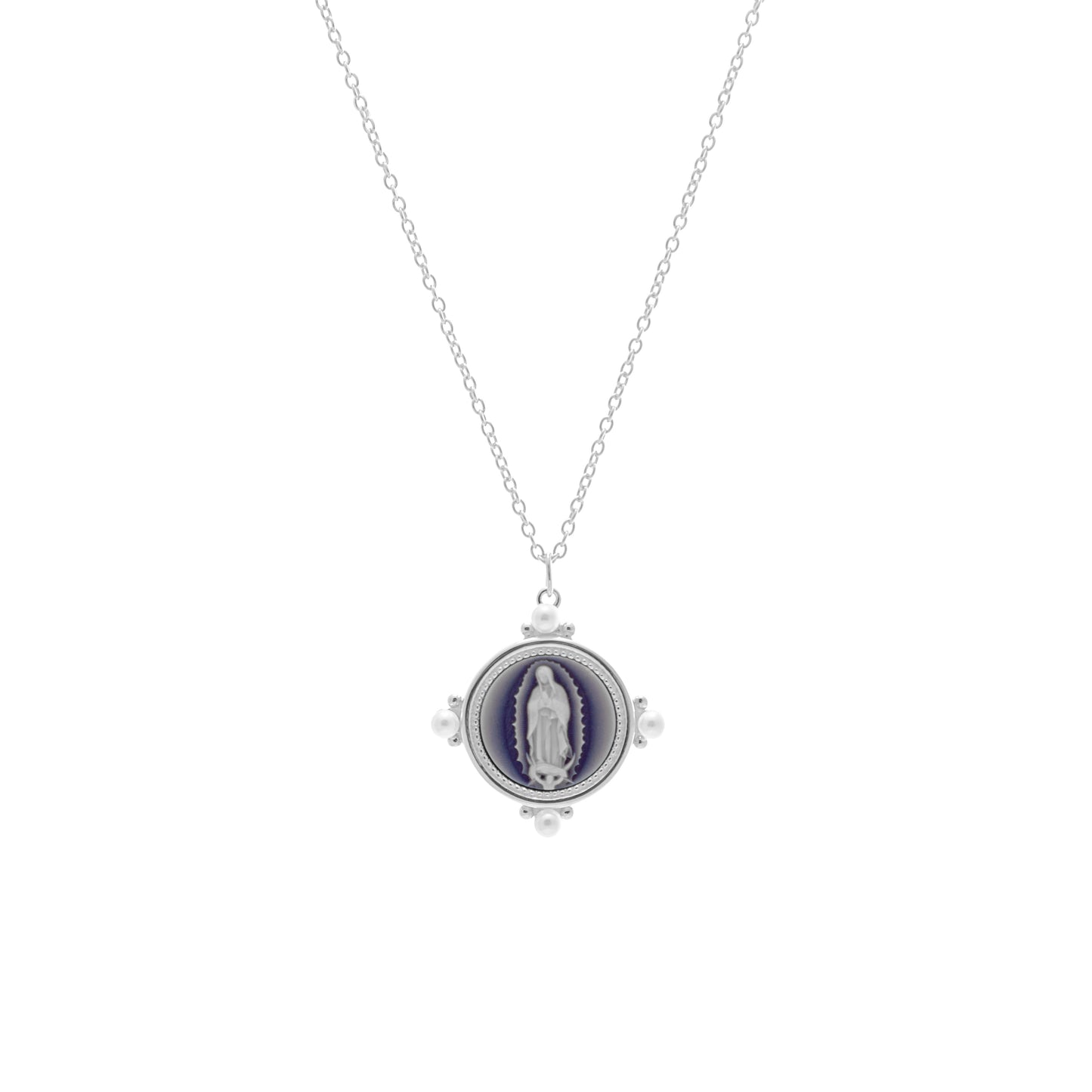 Medalla Virgen de Guadalupe Camafeo