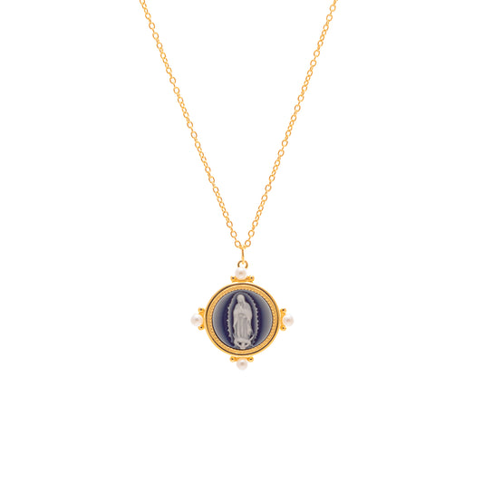 Medalla Virgen de Guadalupe Camafeo